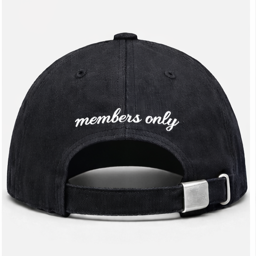 Petit Vené CA Club Cap – Midnight Black