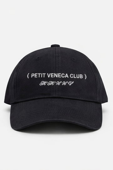 Petit Vené CA Club Cap – Midnight Black